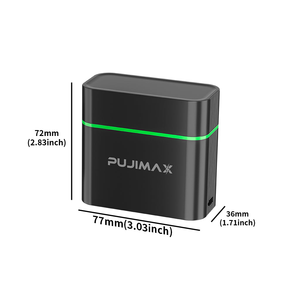 PUJIMAX PJ-L412 1.5V Li-ion Battery Charger with 2pcs 1.5V AA 4255mWh and 2pcs AAA 1100mWh Rechargeable Batteries