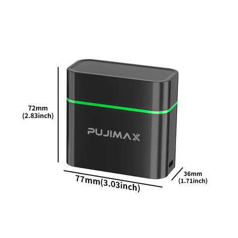 PUJIMAX PJ-L412 1.5V Li-ion Battery Charger with 2pcs 1.5V AA 4255mWh and 2pcs AAA 1100mWh Rechargeable Batteries