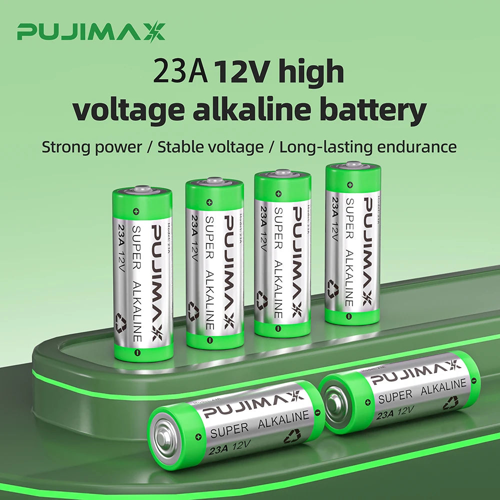 PUJIMAX 5-60PCS 12V 23A Alkaline Battery 58mAh-A23 E23A K23A L1028 for Remote Control Doorbell Toys Flashlight Primary Batteries