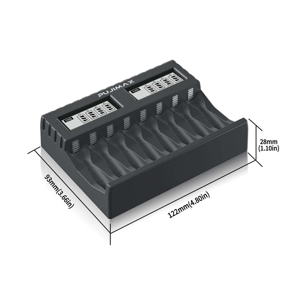 PUJIMAX AA/AAA Battery Charger 4255mWh/1100mWh 1.5V Lithium-ion Rechargeable Battery for Remote Control Mouse Fan Electric Toy