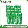 PUJIMAX 1.5V AA Rechargeable Lithium-ion 4255mWh Battery With Smart Battery Charger SET 2/4 Batteries Individually Available