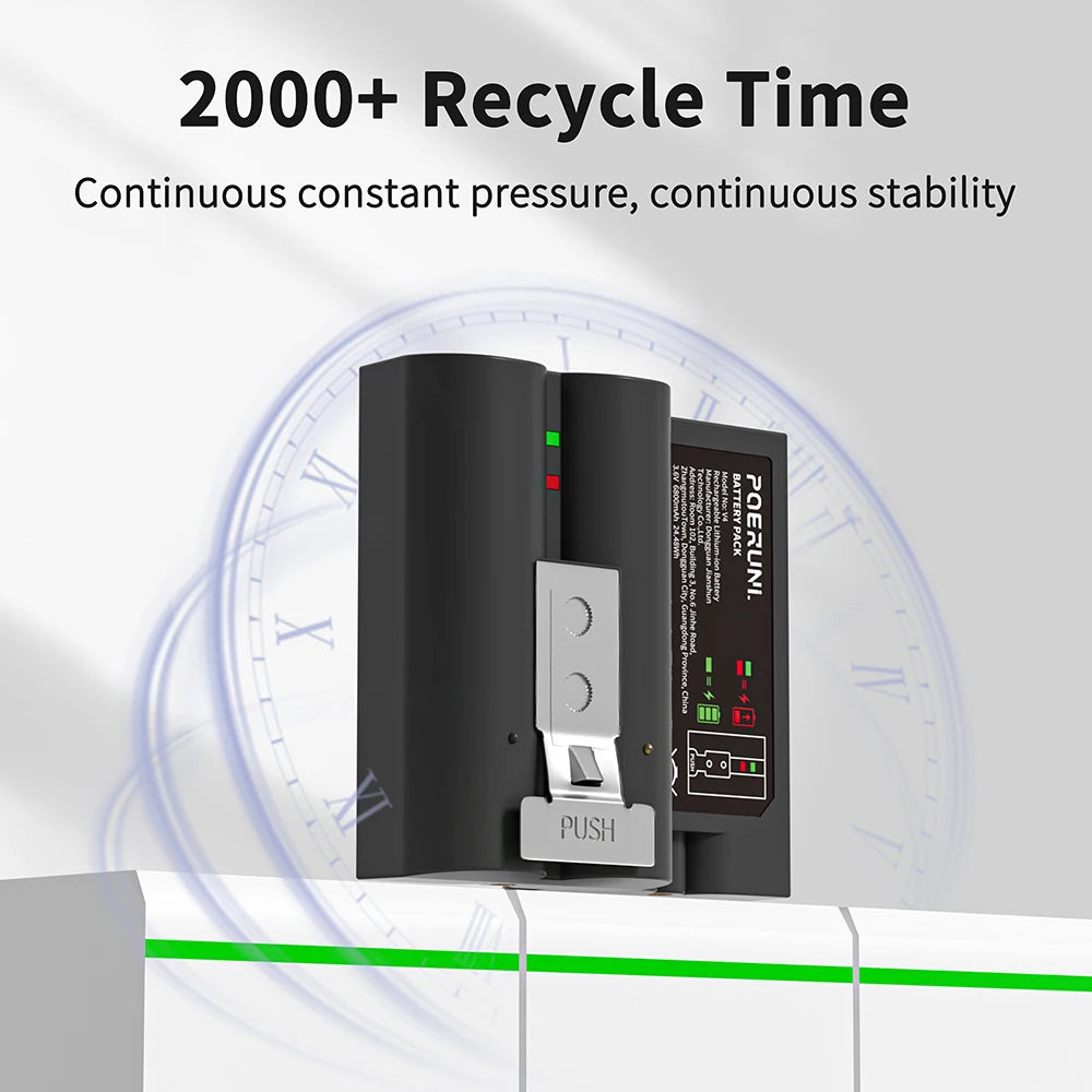 6800mAh Li-ion Battery For Ring-Video V4 Compatible with Ring Video Doorbell 4/3/2 Stick Up Cam Battery (2nd and 3rd Gen) 3.65V