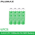 PUJIMAX Rechargeable Battery 1.2V NI-MH AAA/AA/9V Battery High-Capacity AA AAA Batteries For Remote Control Mouse Electric Toys