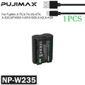 PUJIMAX 2600mAh NP-W235 NP W235 Battery USB-C Rechargeable Camera Battery For Fujifilm X-T5 X-T4 GFX 100S X-H2S X-S20 GFX 50S II