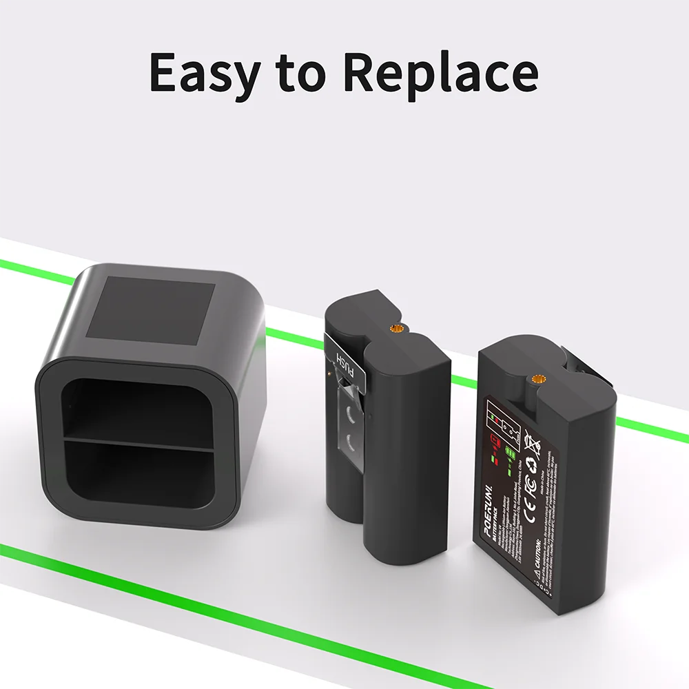 PUJIMAX 6800mAh V4 Battery for Ring Video Doorbell 1/2/3/3+/3 Plu/4 and 3.65V Cam Replace Li-ion Rechargeability Battery Charger