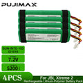PUJIMAX Rechargeable Lithium ion Polymer Battery For JBL Xtreme 2 Bluetooth Speaker 7.2V 5200mAh SUN-INTE-103/ID1019 Batteriea