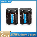 PUJIMAX Original 2CR5 Lithium Battery 6V Camera 2CR5 1700mAh Primary Batteries for Canon EOS5 50 55 650 10QD Minolta 303si Film