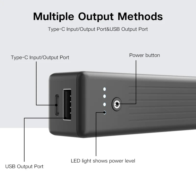 PUJIMAX 5000mAh Power Bank 12W Fast Charging Portable External Battery for iPhone 15 14 12 Xiaomi Huawei Samsung Mini Powerbank