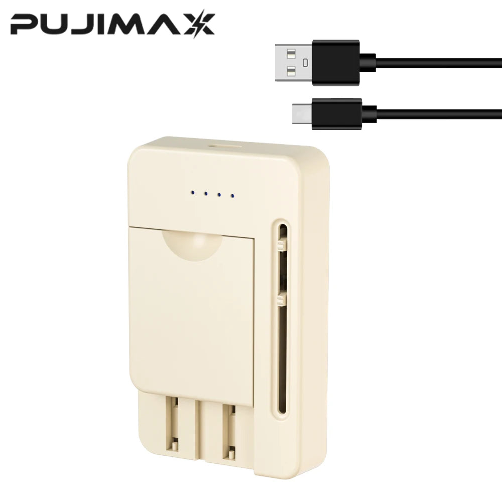PUJIMAX 3.7V Mobile Battery Charger Universal LED Indicator Light USB-Port Battery Charger For 3.7V BL-5C BN1 BG1 BX1 Battery