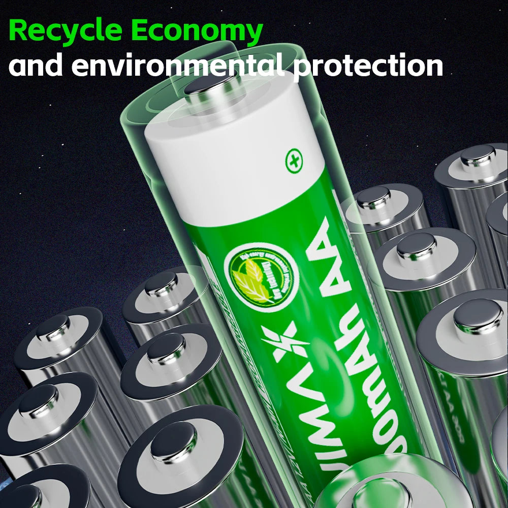 PUJIMAX 1.2V AA/AAA Ni-MH Rechargeable Batteries Battery Set 1100mAh 2700mAh For Mp3 Mobile  Led Flashlight Toys Torch Batteries