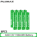 PUJIMAX AA/AAA 3400mWh 1100mWh 1.5V Li-Ion Rechargeable BatteryCharger Lithium Batteries For Mouse Flashlight Fan Game Machine
