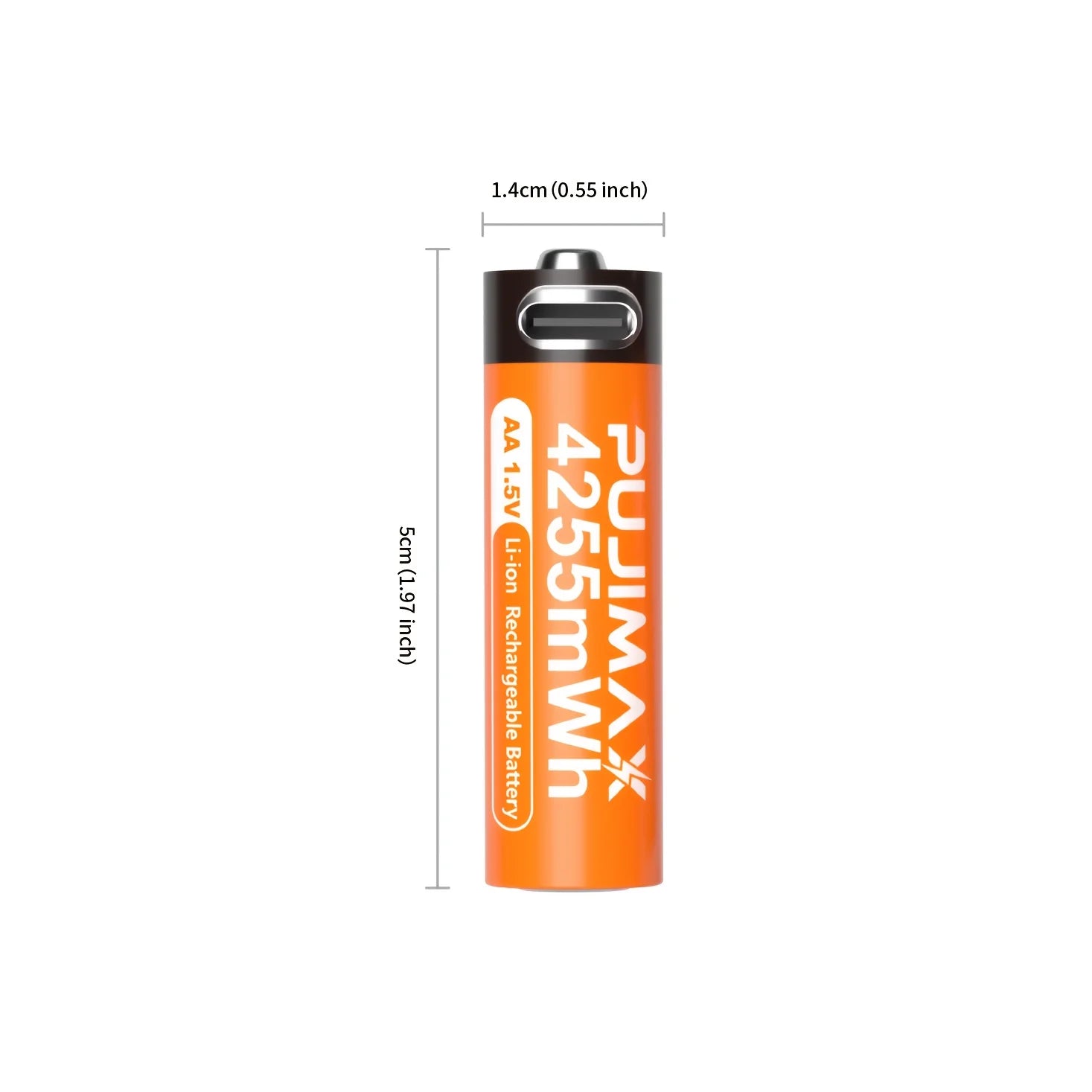  PUJIMAX 1.5V AA/AAA Rechargeable Lithium Battery Durable And Practical Long-Lasting Battery Life High Capacity Electronic Key