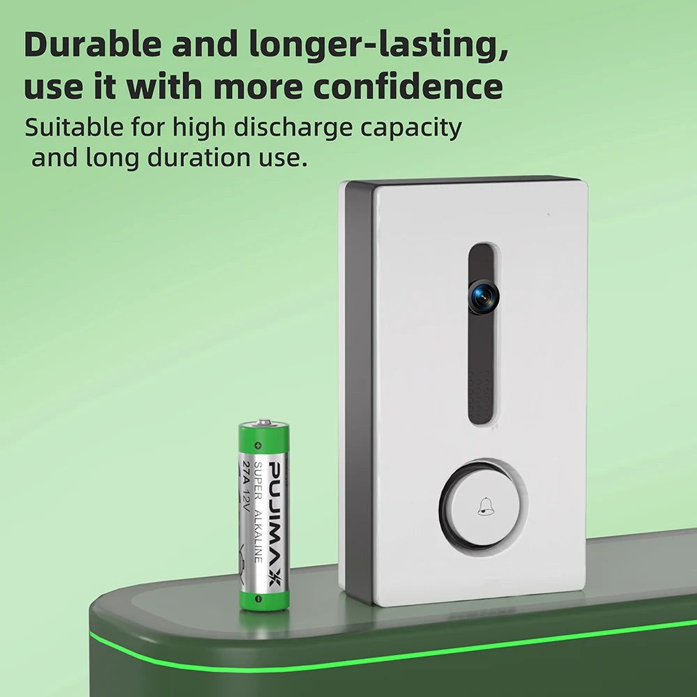 PUJIMAX 5-60PCS 12V 27A Dry Alkaline Battery A27 Batteries 27AE 27MN A2 L828 K27A for Remote Control Gamepad Flashlight Doorbell