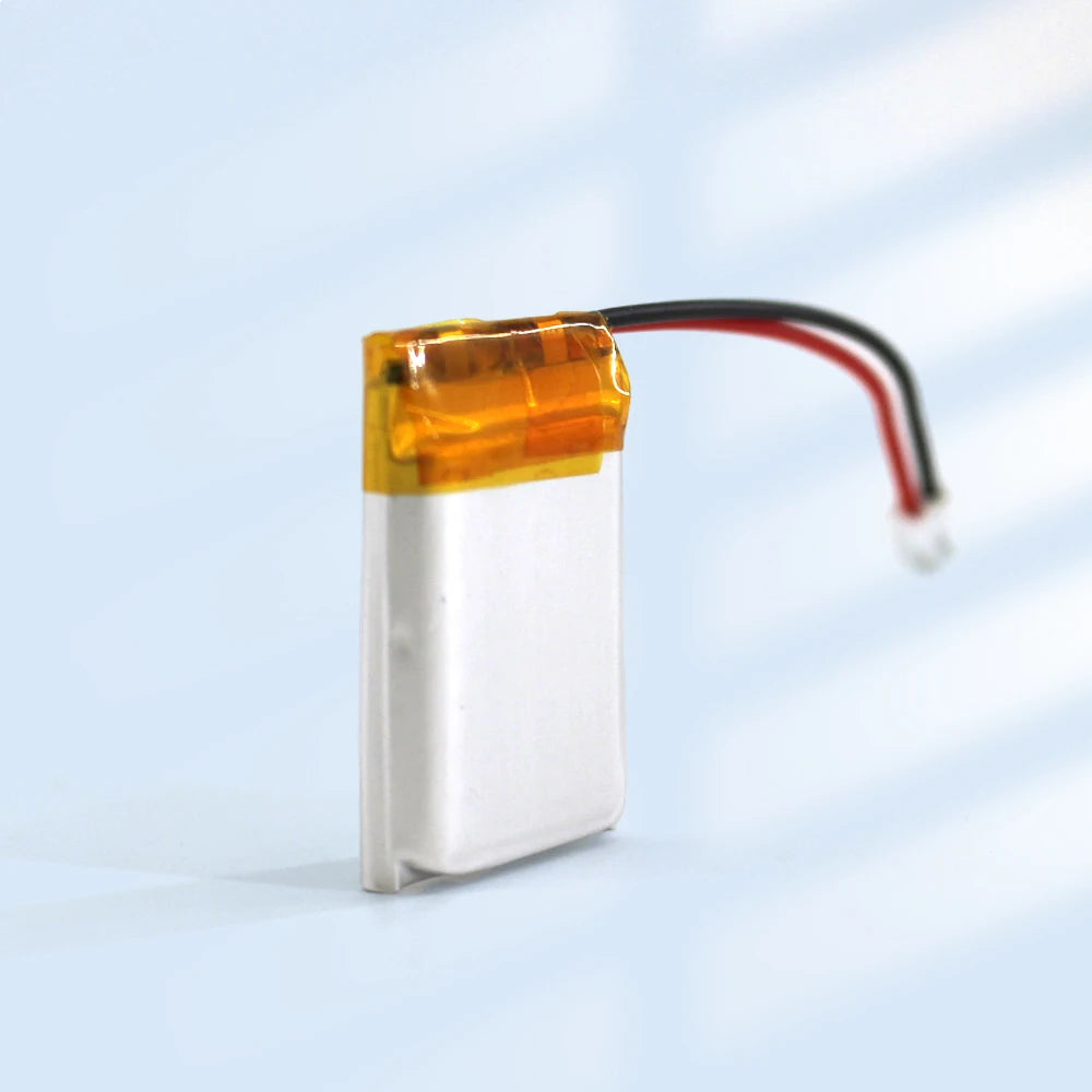 PUJIMAX 602030 300mAh Lithium Rechargeable Battery 3.7V Li-ion Polymer Battery for Bluetooth Headset Speaker Monitor Self-Timer