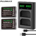 PUJIMAX 4x LP-E10 LP E10 LPE10 Camera Batteries+LCD USB Dual Charger for Canon EOS 1100D 1200D 1300D Kiss X50 X70 X80 Rebel T6