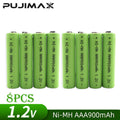 PUJIMAX 1.2V AA 2200mah Rechargeable Battery 1.2V AAA 900mah Ni-MH Batteries for Philips Electric Shaver Razor Braun Toothbrush