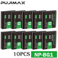 PUJIMAX NP-BG1 NP BG1 FG1 Battery For Sony DSC-H50 DSC-H55 DSC-H3 DSC-H7 DSC-H9 H10 H20 W100 WX1 Camera Battery NPBG1 1850mAh