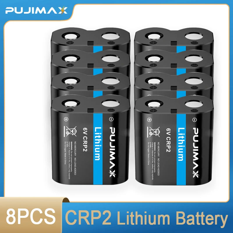 PUJIMAX CR-P2 CR P2 CRP2 2CP4306 DL223A EL223A 6V Li-Ion Battery For Digital Camera Infrared Sensor Faucet Sens Primary Battery