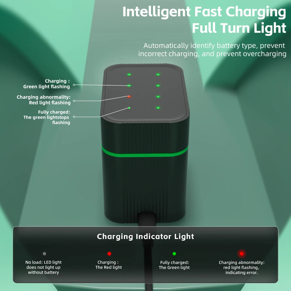 PUJIMAX AA+AAA 1.5V Rechargeable Lithium Battery 8-Slot Charging Compartment 4255mWh& 1100mWh Fast Charging 1.5V Lithium Battery