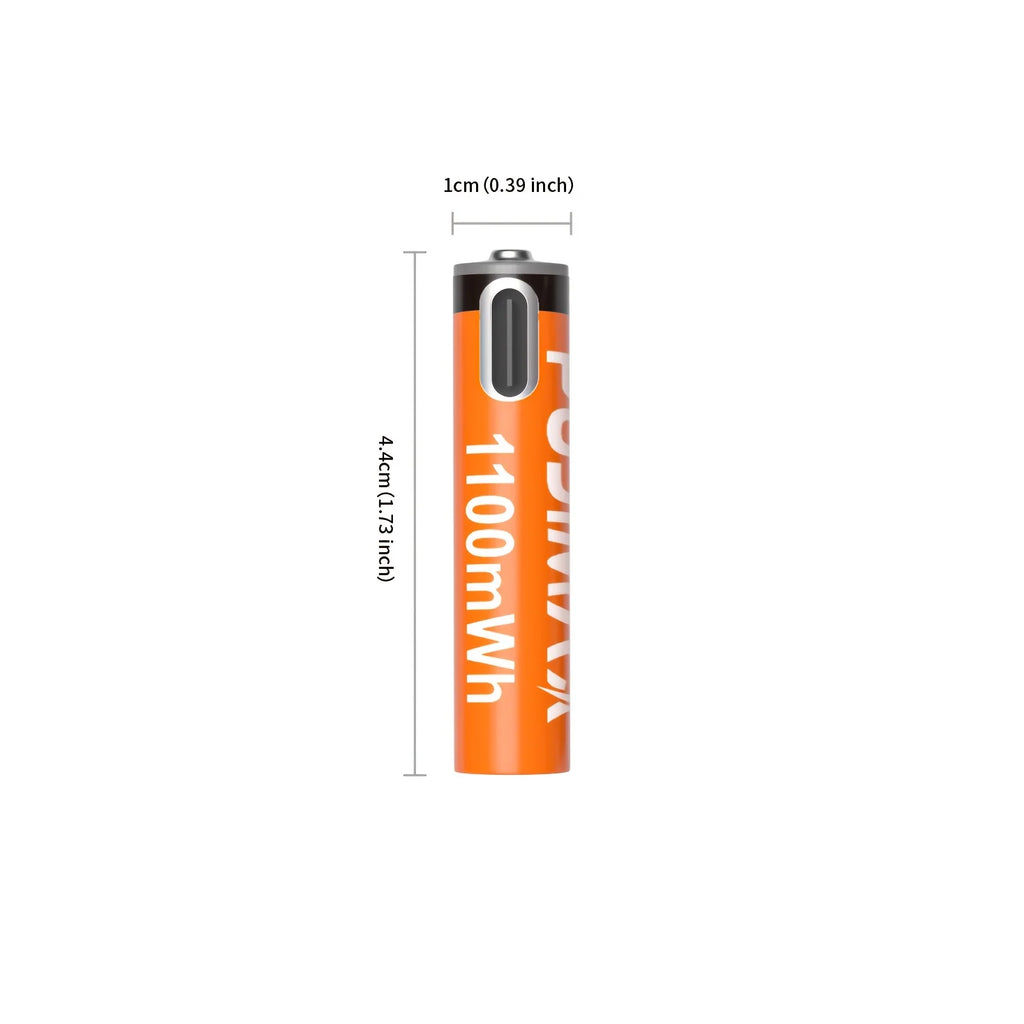  PUJIMAX 1.5V AA/AAA Rechargeable Lithium Battery Durable And Practical Long-Lasting Battery Life High Capacity Electronic Key