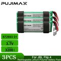 PUJIMAX 3.7v Battery For JBL Flip 4 Flip4 3200mAh Rechargeable Battery GSP872693 01 For JBL Wireless Bluetooth Speaker Batteriea