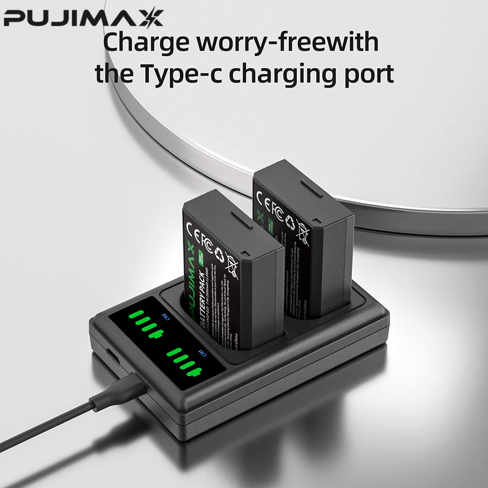 PUJIMAX LP-E10 LPE10 LP E10 Battery Charger For Canon EOS 1100D 1200D 1300D 1500D 2000D 3000D 4000D KISS X50 X70 X80 Rebel T3 T6