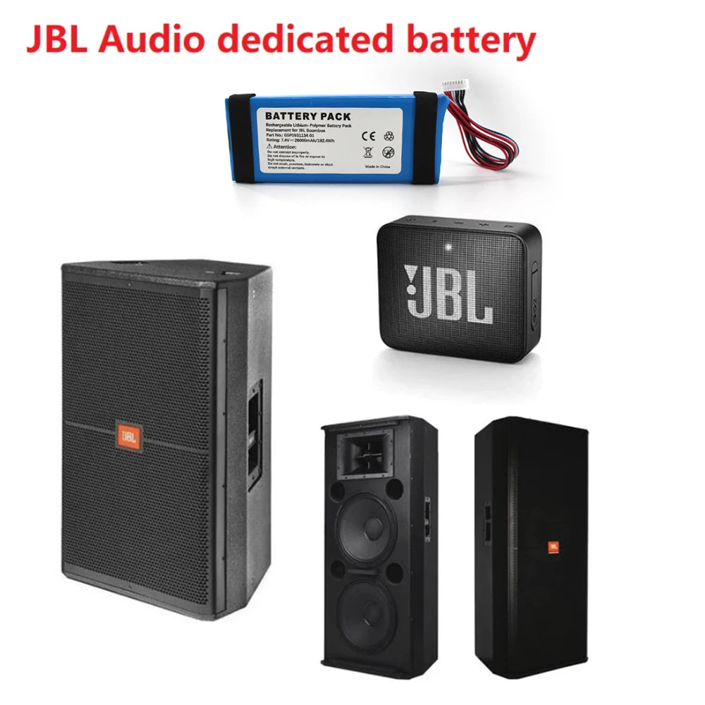  PUJIMAX Rechargeable Lithium-Polymer Battery For JBL Boombox 26000mAh GSP0931134 01 Battery For JBL Boombox Bluetooth Speaker