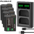 PUJIMAX 2600mAh EN-EL15C EN-EL15 Battery for Nikon Z5, Z6, Z6 II, Z7, Z7II D7000 D7100 D7200, D850 D750 D7500 D810 D500 D800