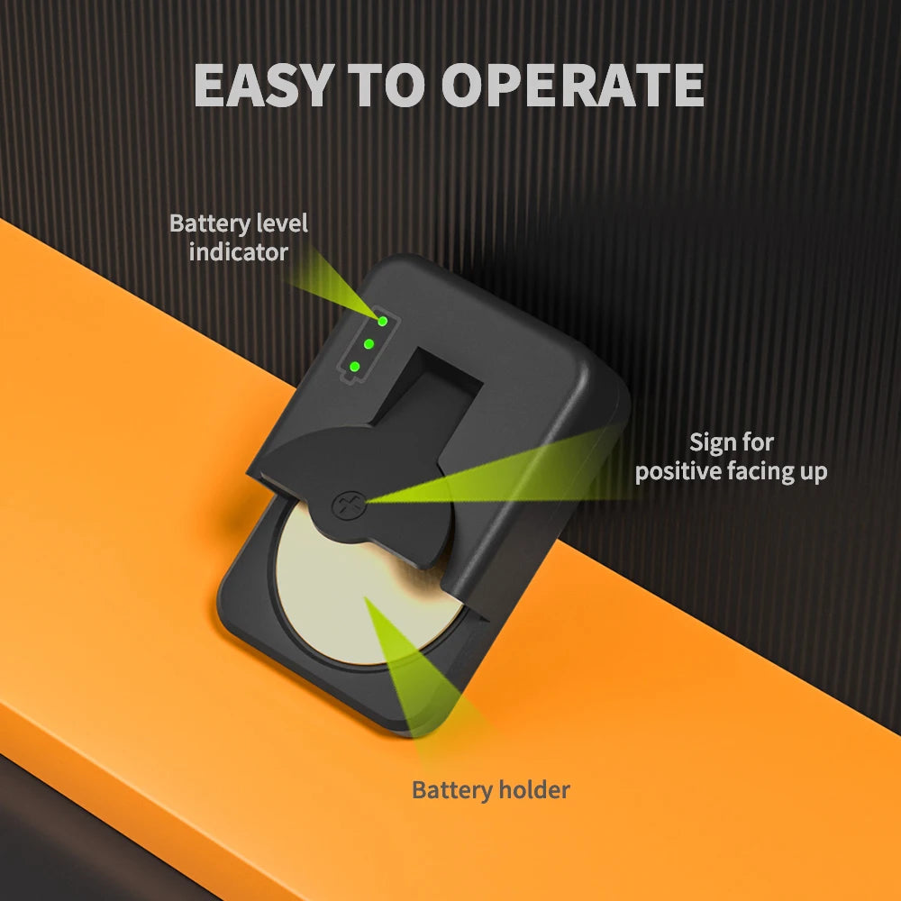 Portable Button Battery Charger Universal Mini Coin Cells Charger with LED Indicator Light for LIR2016 LIR2025 LIR2032 LIR1025