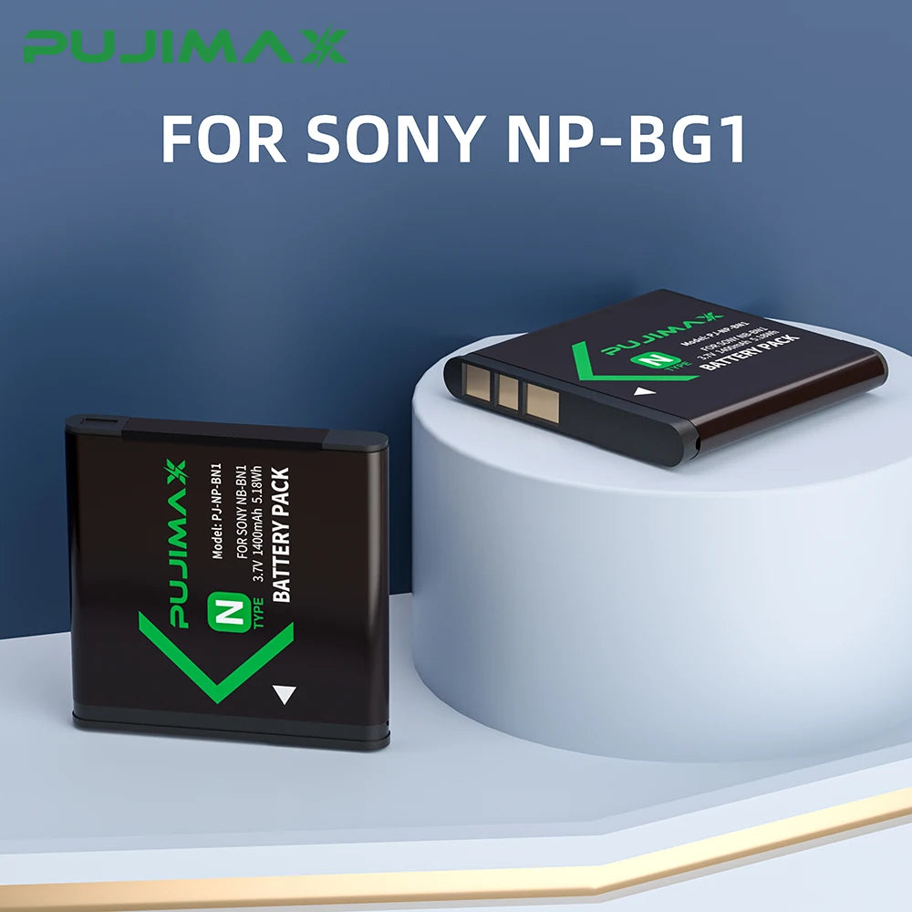 PUJIMAX 1400mAh NP-BN1 Battery For SONY DSC TX9 T99 WX5 TX7 W390 W380 W350 W320 W360 QX100 W370 NP BN1 Camera Digital Batteries