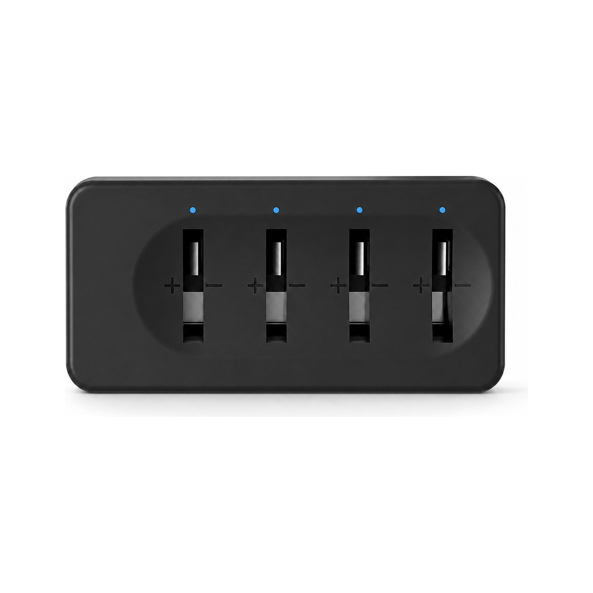 PUJIMAX 4-Slot Coin Cell Smart Battery Charger