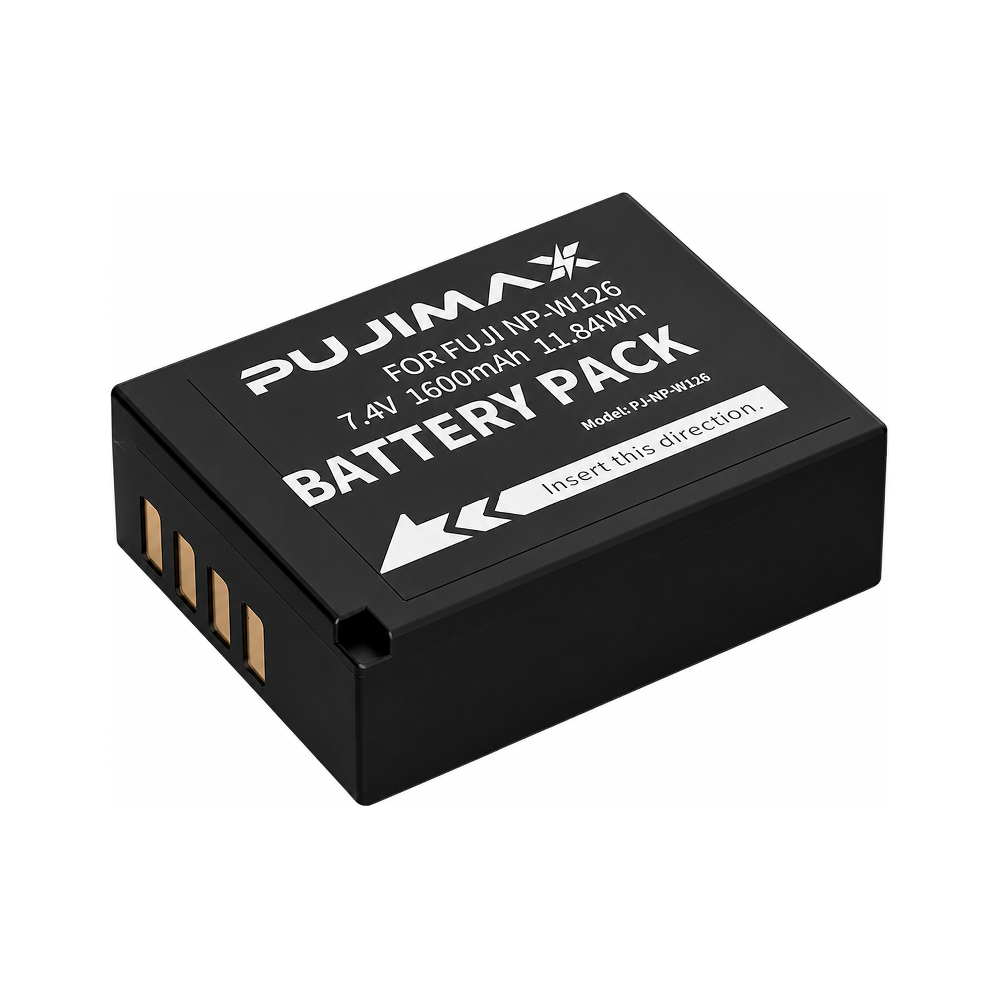 PUJIMAX PJ-NP-W126 7.4V 1600mAh Li-ion USB-C Camera Battery