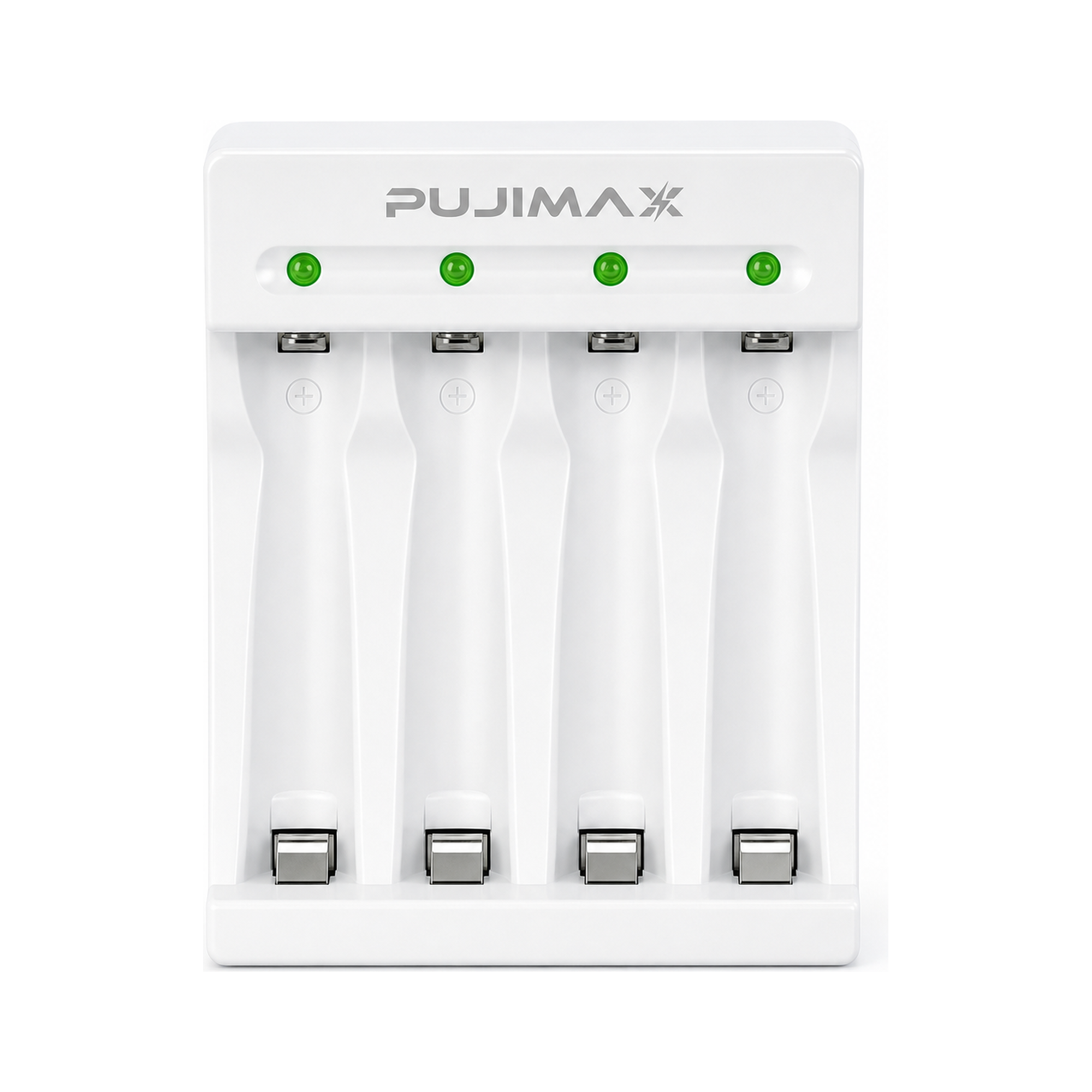 PUJIMAX 4-Slot AA/AAA USB-C Battery Charger