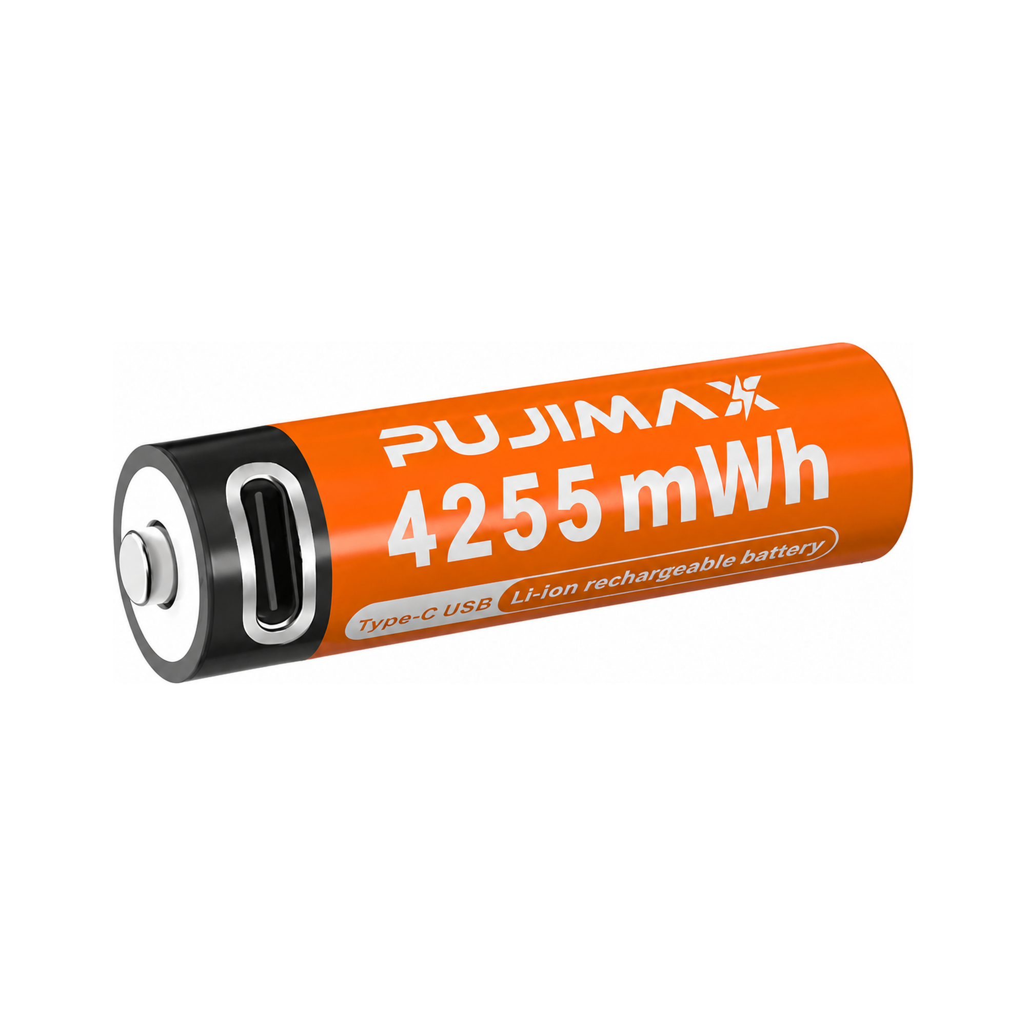 PUJIMAX AA 1.5V 4255mWh Li-ion USB-C Rechargeable Battery