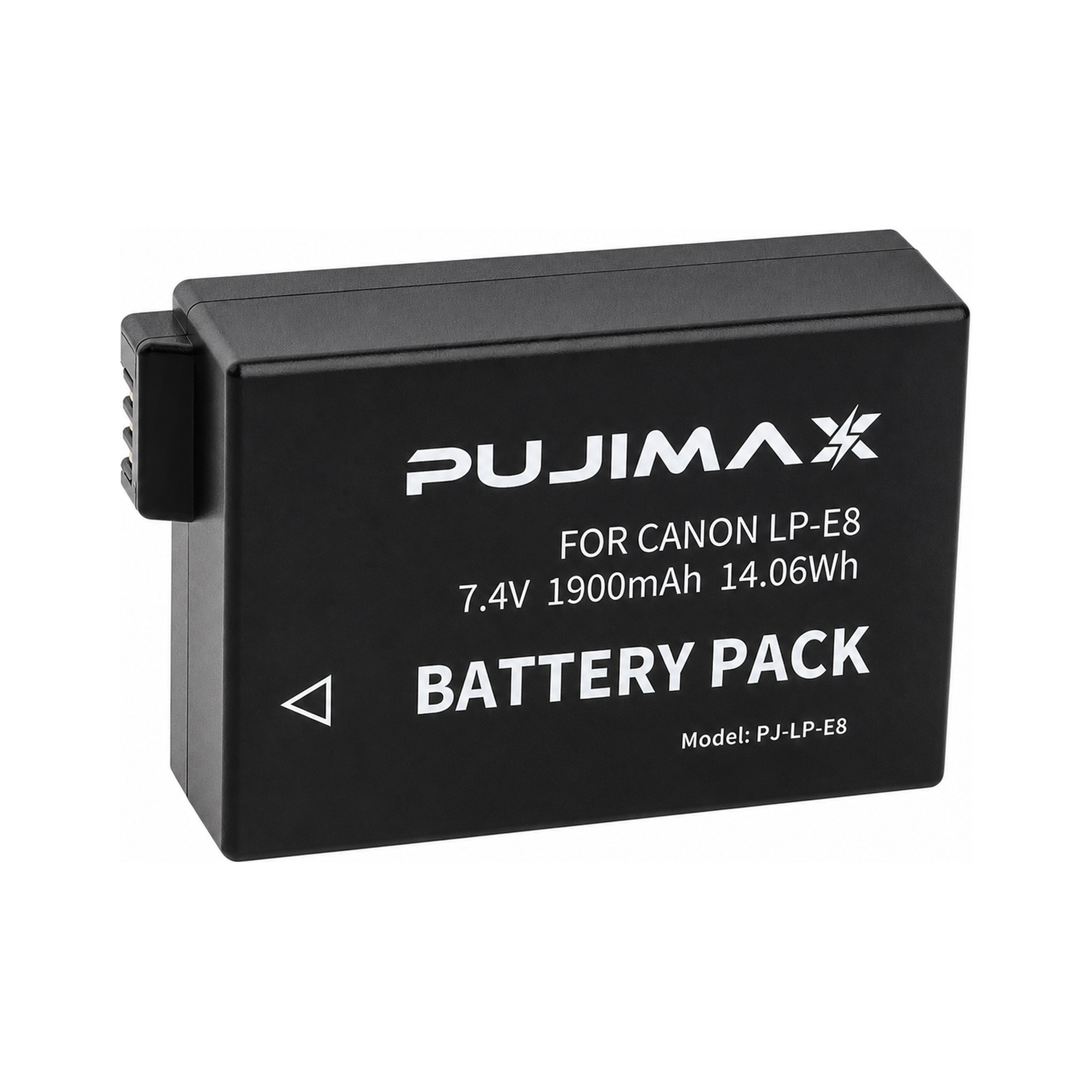 PUJIMAX LP-E8 7.4V 1900mAh Li-ion USB-C Camera Battery