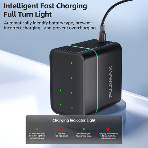 PUJIMAX PJ-L811 charging status indicator guide
