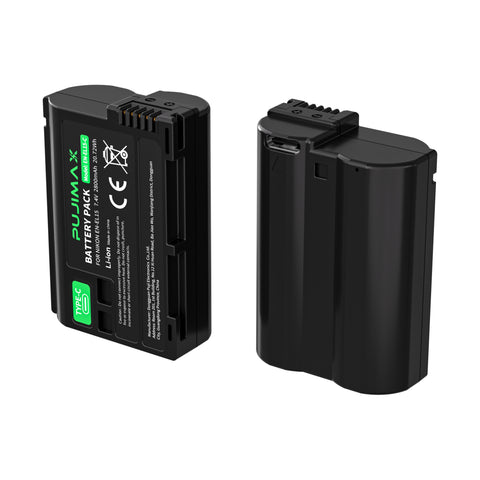 PUJIMAX EN-EL15-C battery exterior and contacts