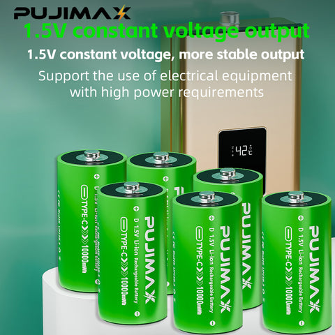1.5V D battery application illustration. The scene shows several batteries to illustrate use; this listing contains two batteries. Check appliance requirements before use.