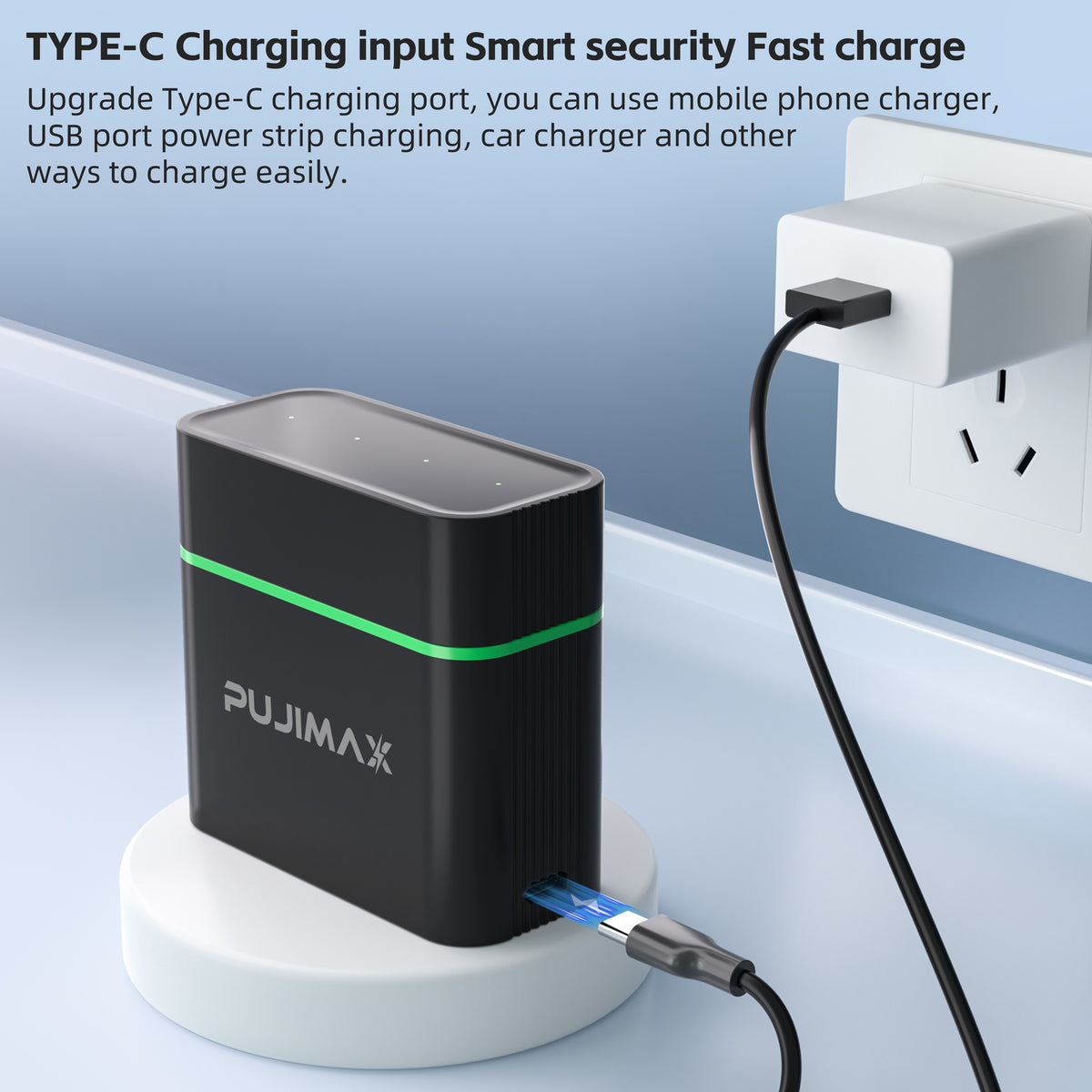 PUJIMAX PJ-L411 USB-C charging input