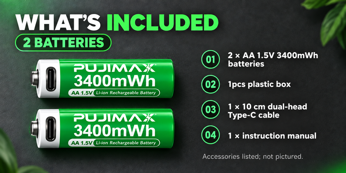 PJ-AA 1.5V 3400mWh-TPC-GX2 — Product image 6