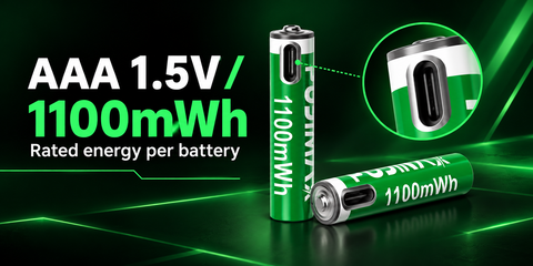 PJ-AAA 1.5V 1100mWh-TPC-GX2 — Product image 2