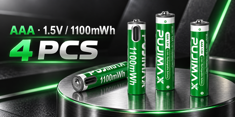 PJ-AAA 1.5V 1100mWh-TPC-GX4 — Product image 1