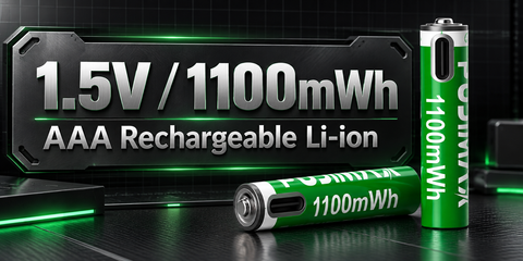 PJ-AAA 1.5V 1100mWh-TPC-GX4 — Product image 2