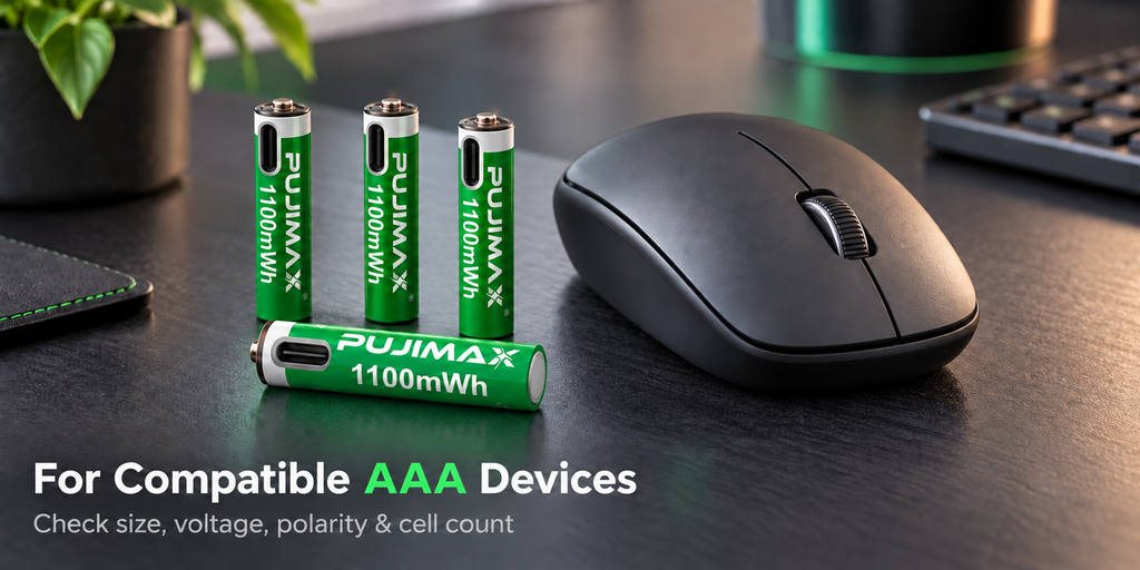 PJ-AAA 1.5V 1100mWh-TPC-GX4 — Product image 5