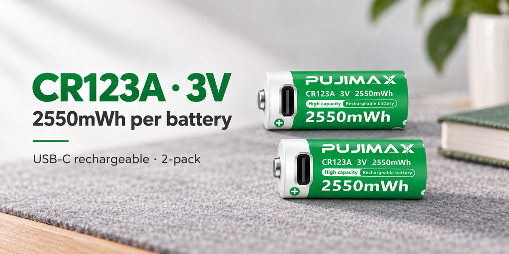 PJ-CR123A 3V 2550mWh-TPC-GX2 — Product image 2