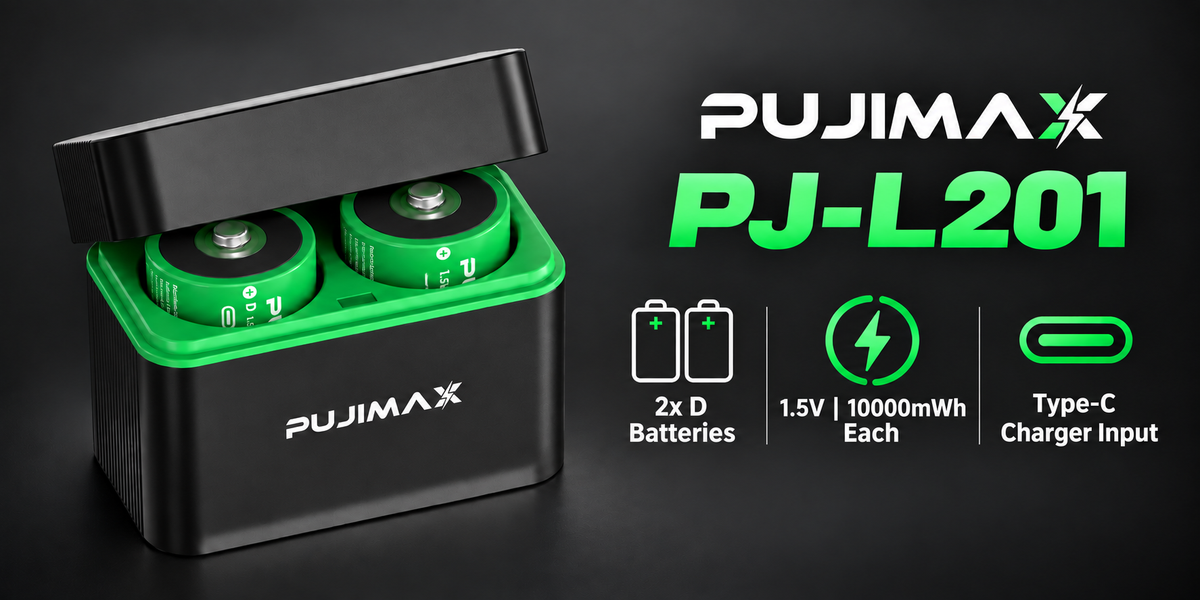 PJ-L201+D 1.5V 10000mWh-TPC X2 — Product image 2