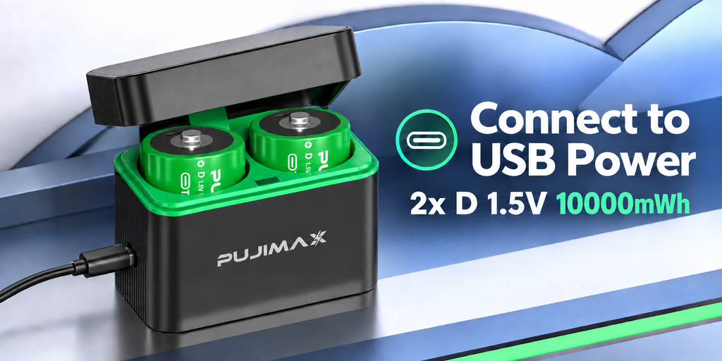 PJ-L201+D 1.5V 10000mWh-TPC X2 — Product image 3