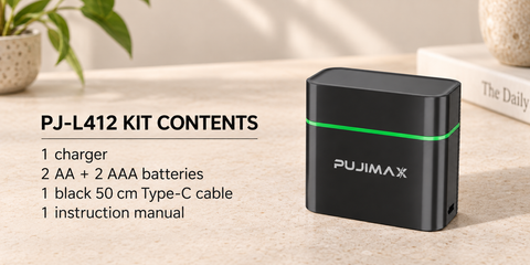 PJ-L412+AA 1.5V 4255mWhX2+AAA 1100mWhX2 — Product image 6
