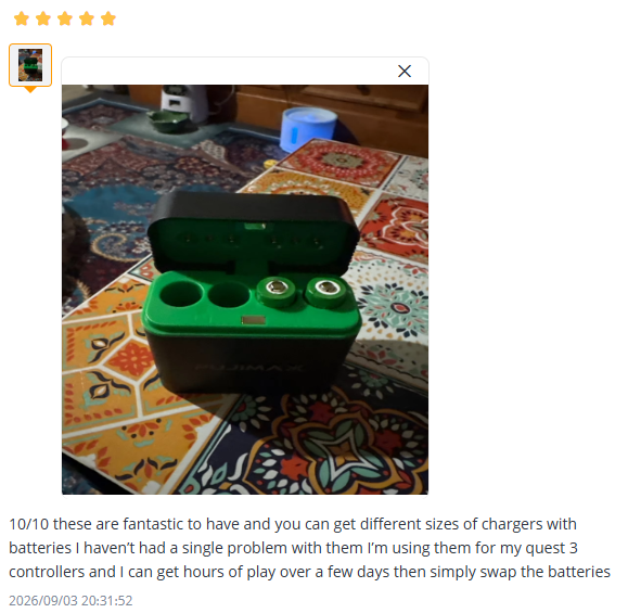 Original customer photo and complete review, including date