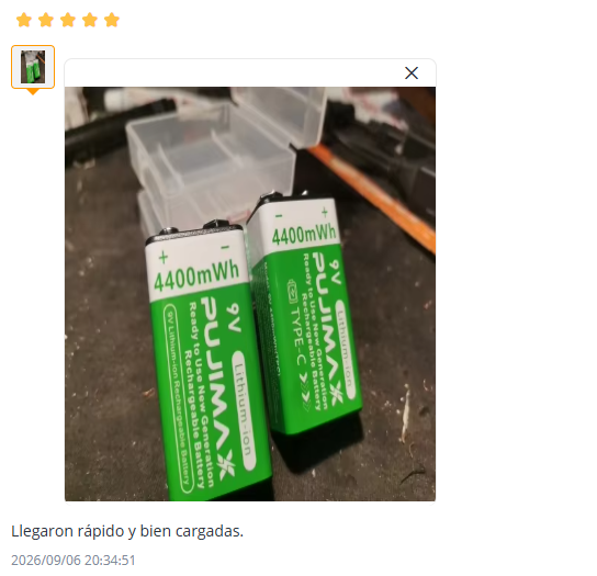 Original customer photo and complete review, including date